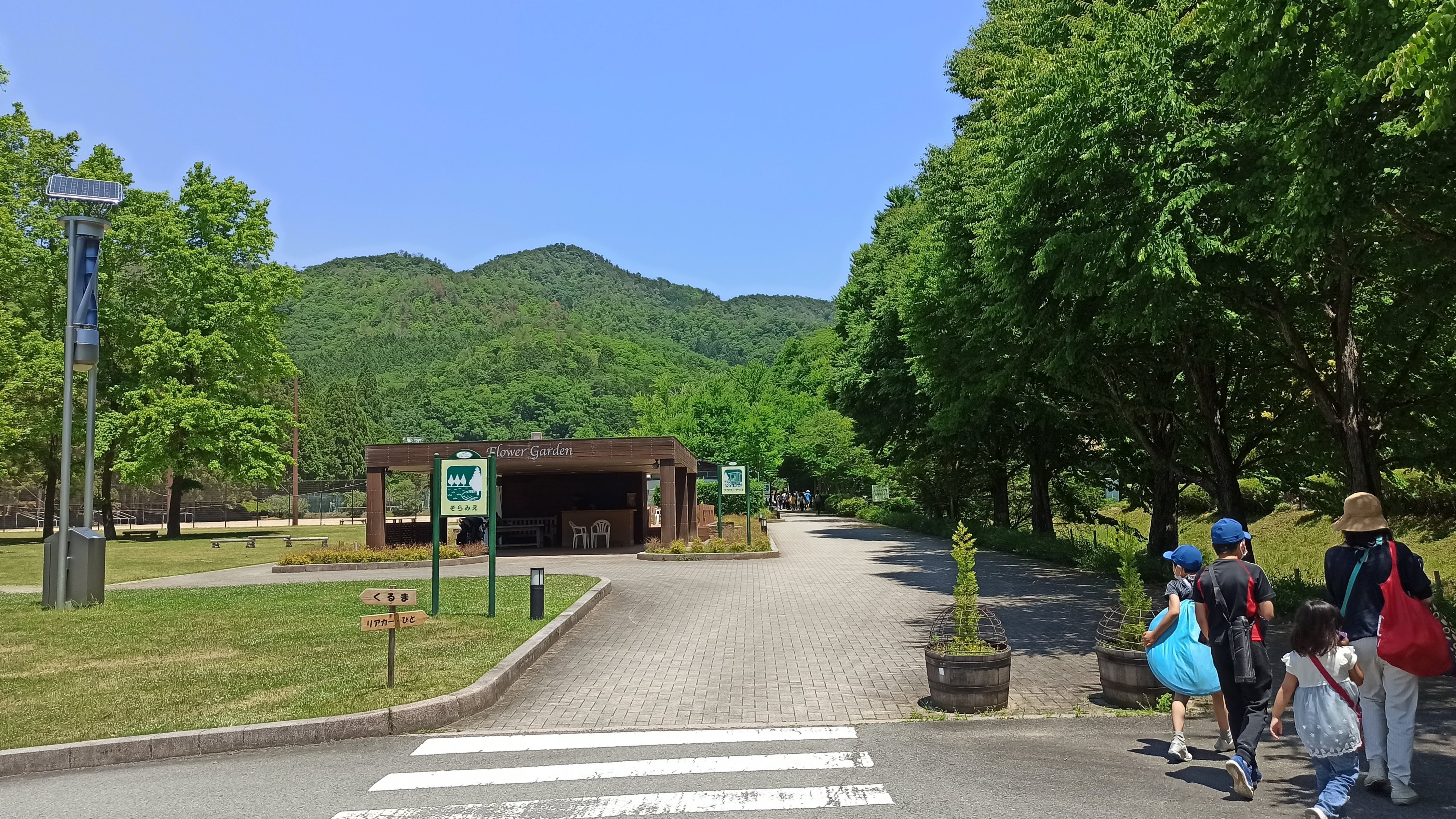 ユニトピアささやま内の道